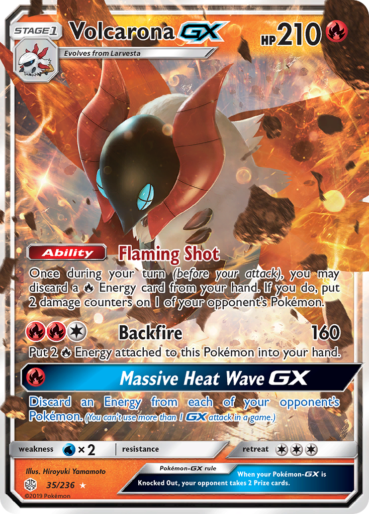 Volcarona-GX 35/236 Cosmic Eclipse