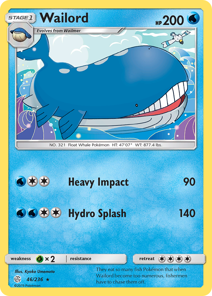 Wailord 46/236 Cosmic Eclipse