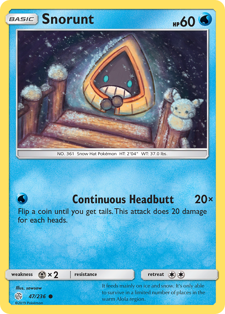 Snorunt 47/236 Cosmic Eclipse