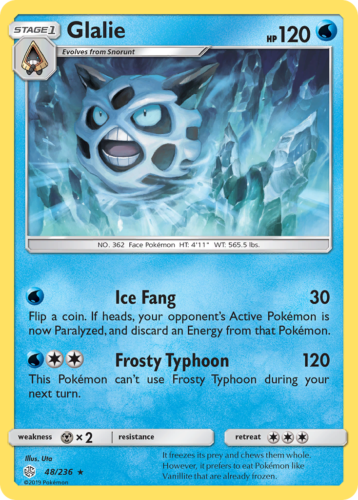 Glalie 48/236 Cosmic Eclipse