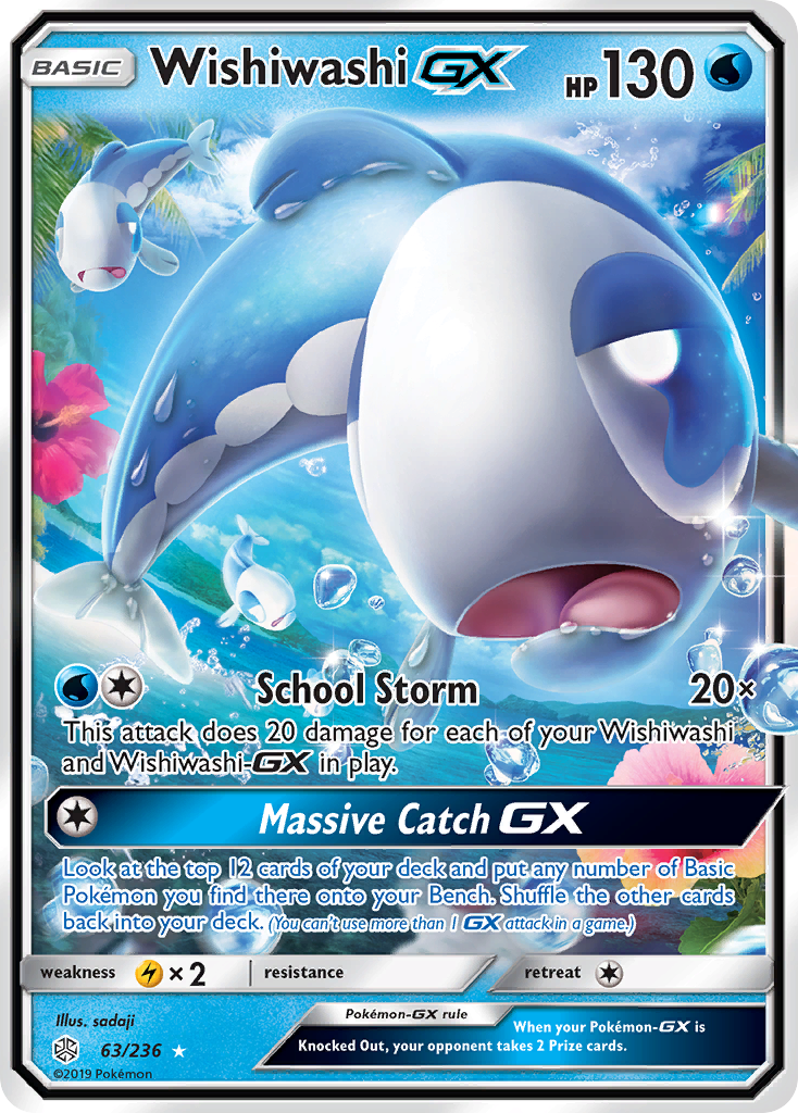 Wishiwashi-GX 63/236 Cosmic Eclipse