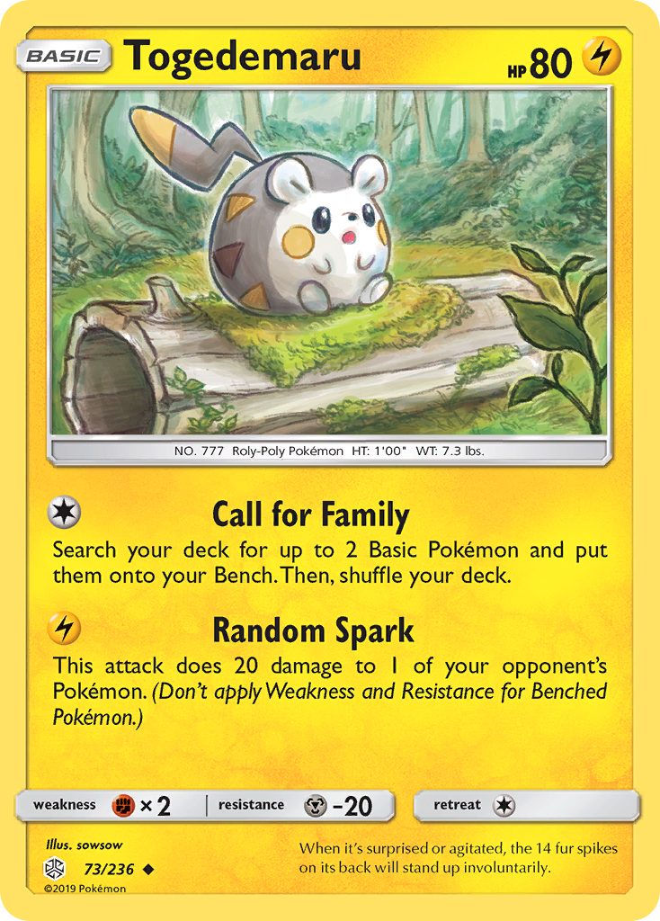 Togedemaru 73/236 Cosmic Eclipse