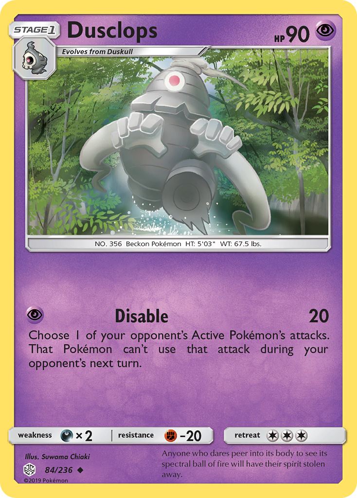 Dusclops 84/236 Cosmic Eclipse