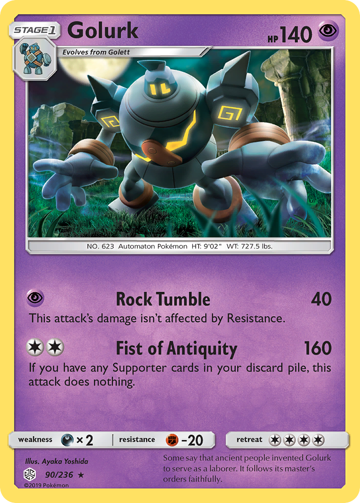 Golurk 90/236 Cosmic Eclipse