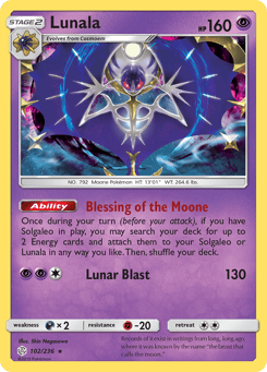 Lunala 102/236 Cosmic Eclipse