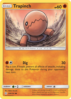 Trapinch 108/236 Cosmic Eclipse
