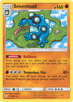 Seismitoad 117/236 Cosmic Eclipse