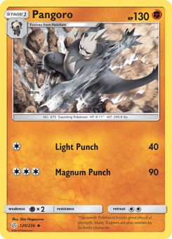 Pangoro 120/236 Cosmic Eclipse