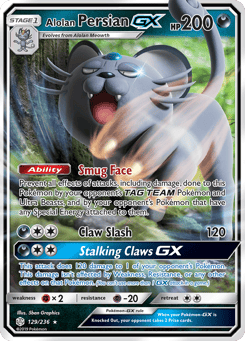 Alolan Persian-GX 129/236 Cosmic Eclipse