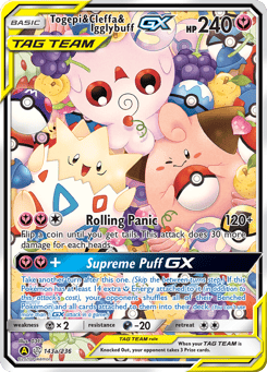 Togepi & Cleffa & Igglybuff-GX 143a/236 Cosmic Eclipse