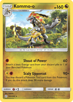 Kommo-o 163/236 Cosmic Eclipse
