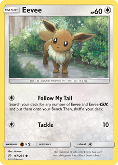 Eevee 167/236 Cosmic Eclipse