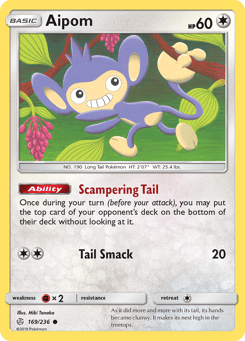 Aipom 169/236 Cosmic Eclipse