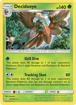 Decidueye 20/236 Cosmic Eclipse