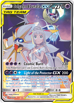 Solgaleo & Lunala-GX 216/236 Cosmic Eclipse