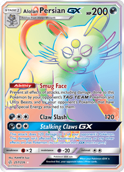 Alolan Persian-GX 257/236 Cosmic Eclipse