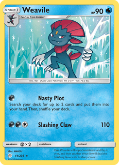 Weavile 44/236 Cosmic Eclipse