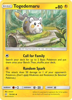 Togedemaru 73/236 Cosmic Eclipse