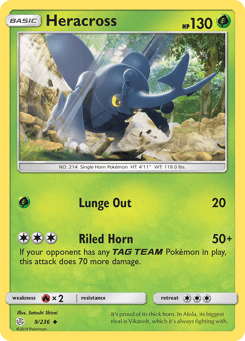 Heracross 9/236 Cosmic Eclipse
