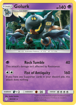 Golurk 90/236 Cosmic Eclipse