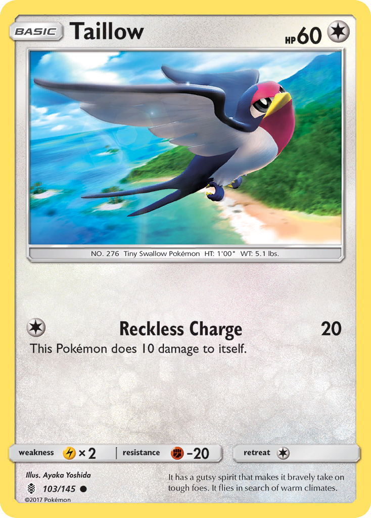 Taillow 103/145 Guardians Rising