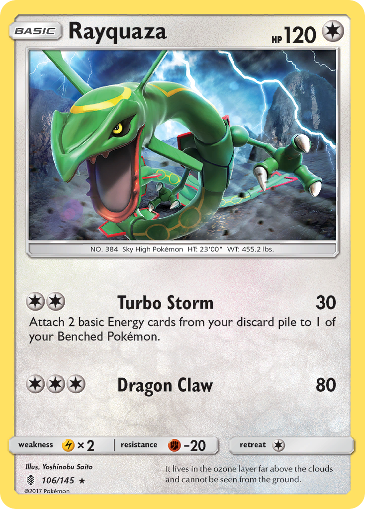 Rayquaza 106/145 Guardians Rising