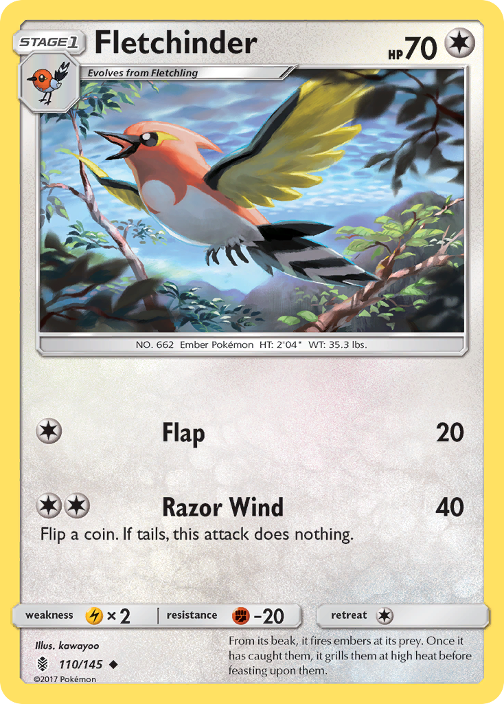 Fletchinder 110/145 Guardians Rising