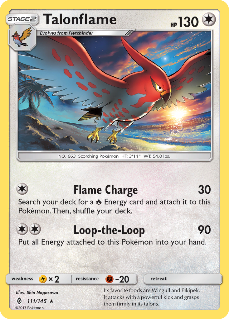 Talonflame 111/145 Guardians Rising