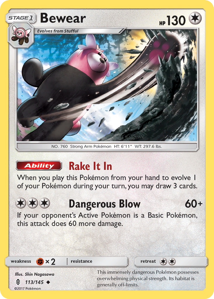 Bewear 113/145 Guardians Rising