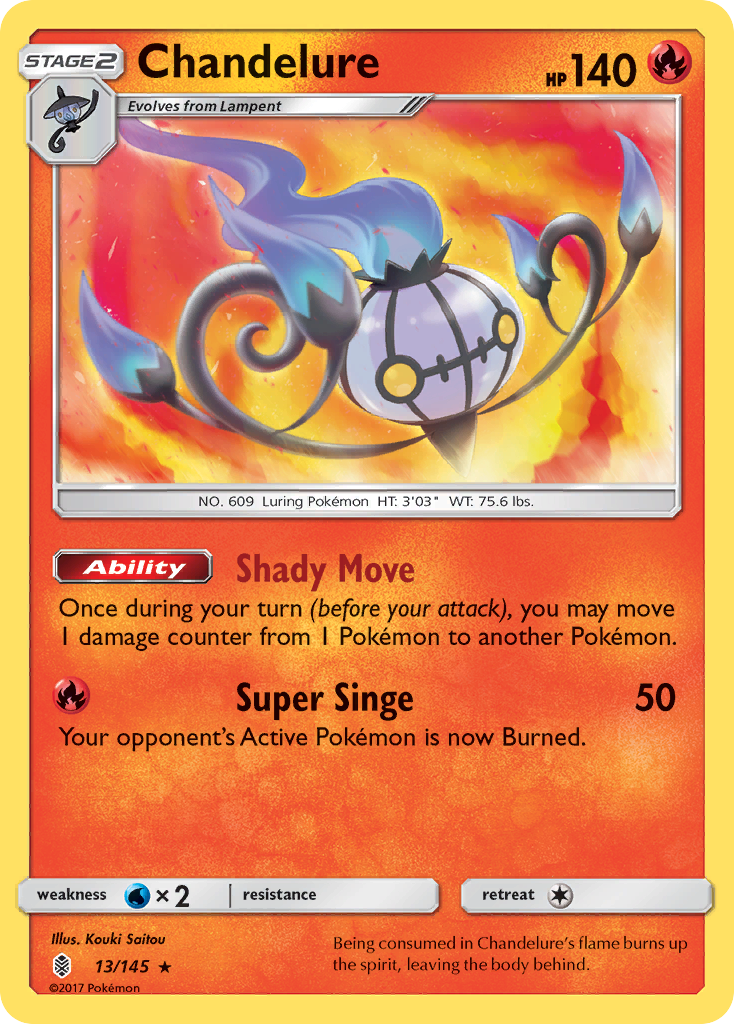 Chandelure 13/145 Guardians Rising