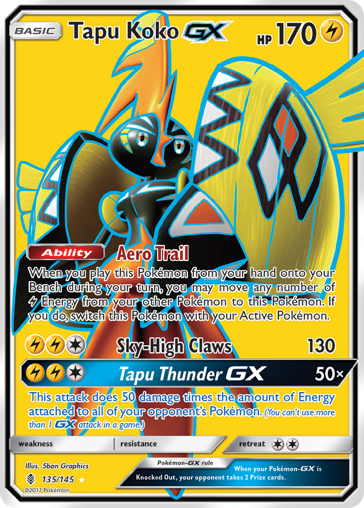 Tapu Koko-GX 135/145 Guardians Rising