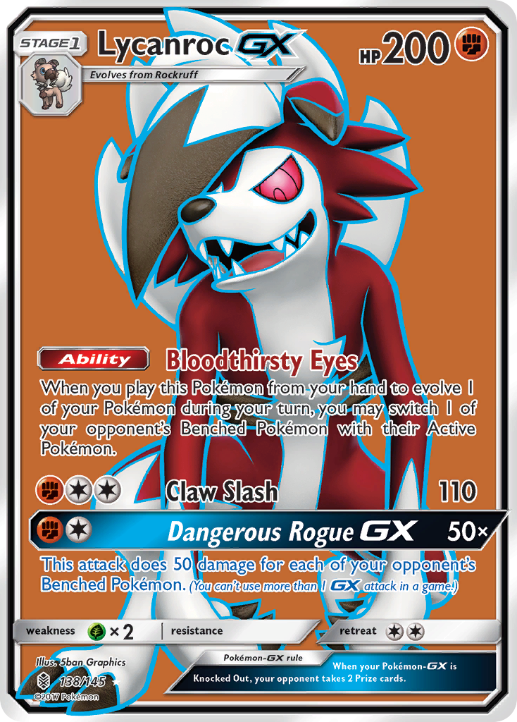 Lycanroc-GX 138/145 Guardians Rising