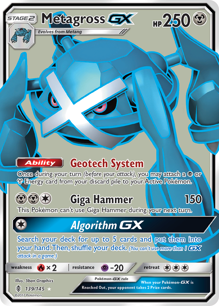 Metagross-GX 139/145 Guardians Rising