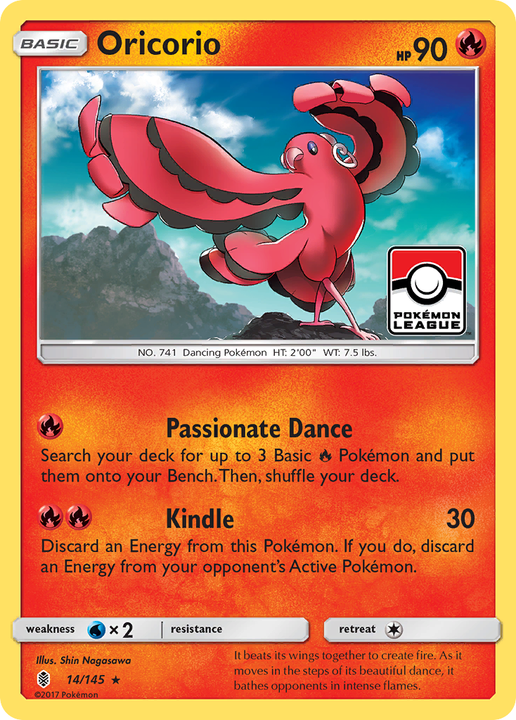 Oricorio 14/145 Guardians Rising