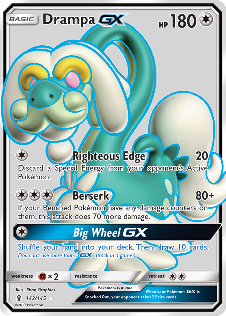 Drampa-GX 142/145 Guardians Rising