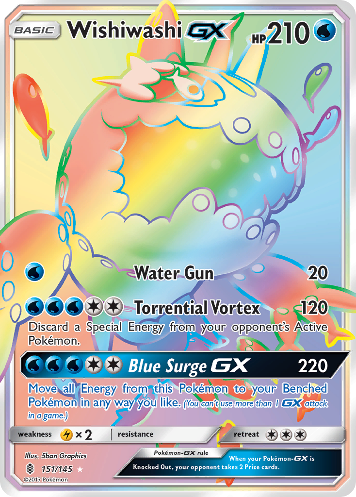 Wishiwashi-GX 151/145 Guardians Rising