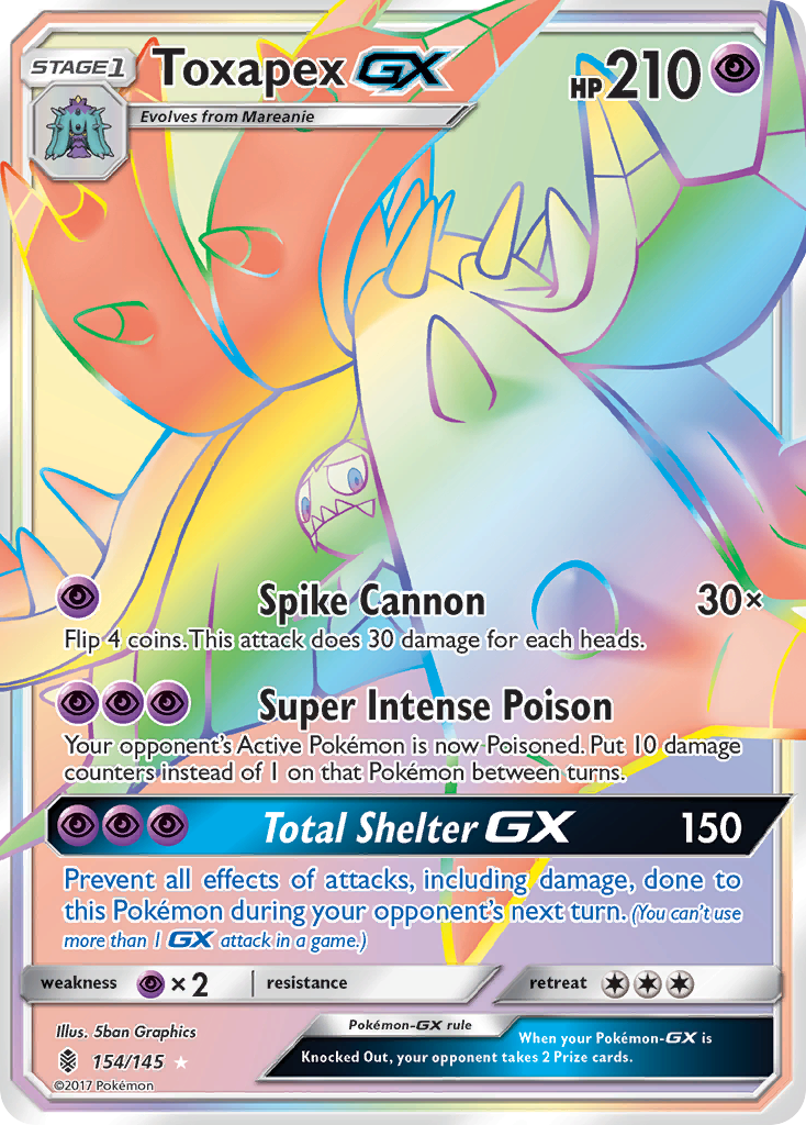 Toxapex-GX 154/145 Guardians Rising