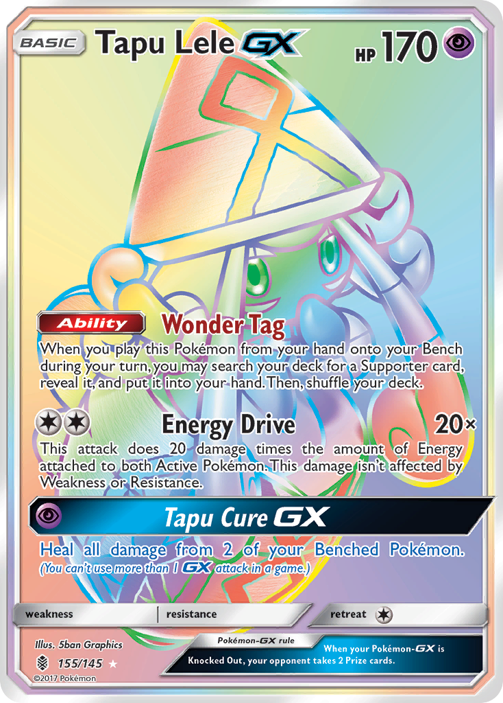 Tapu Lele-GX 155/145 Guardians Rising