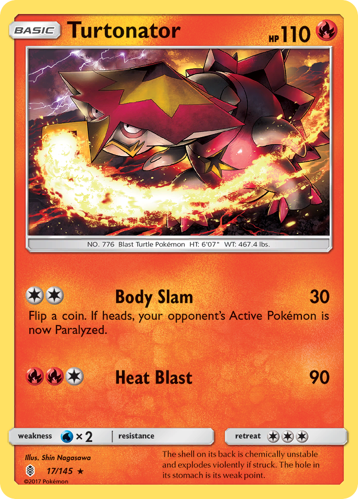 Turtonator 17/145 Guardians Rising
