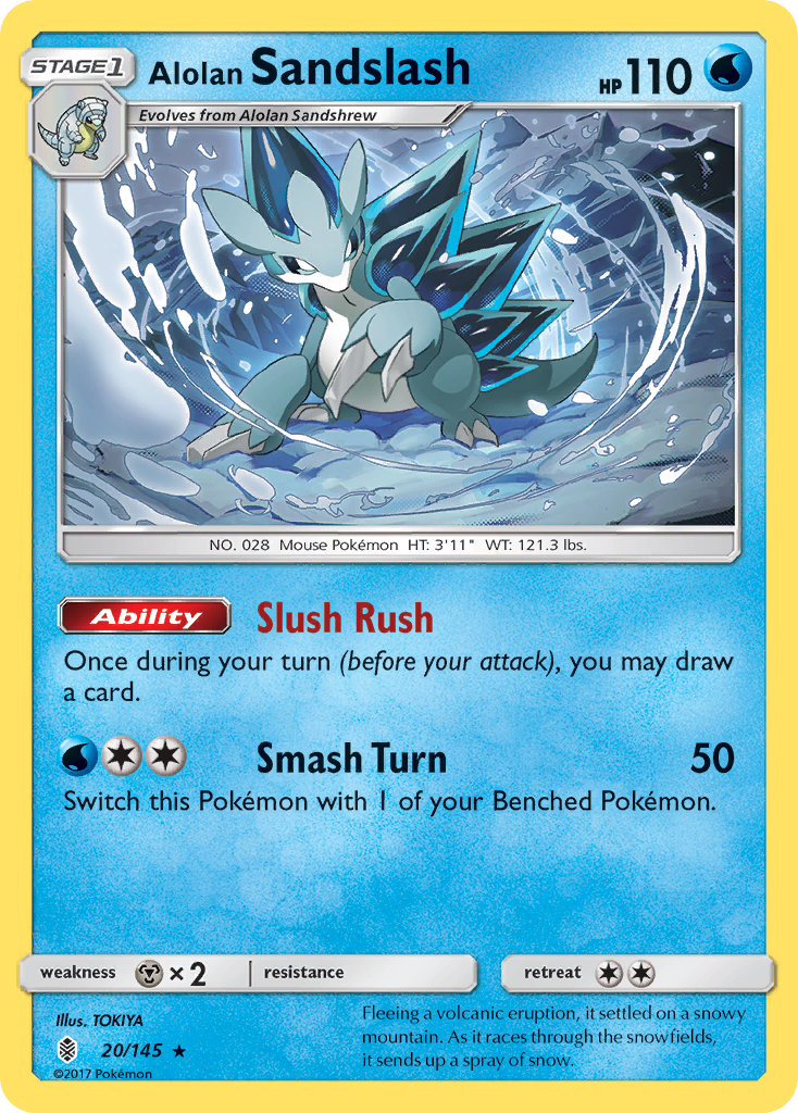 Alolan Sandslash 20/145 Guardians Rising