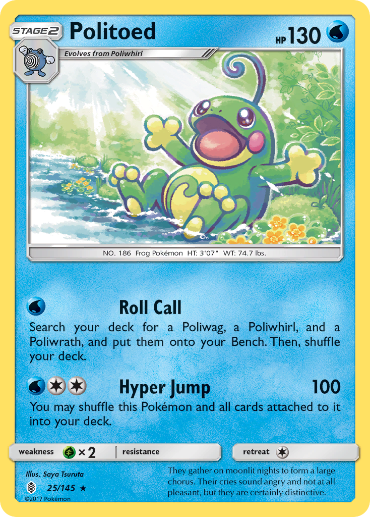 Politoed 25/145 Guardians Rising