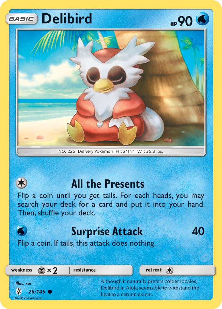 Delibird 26/145 Guardians Rising