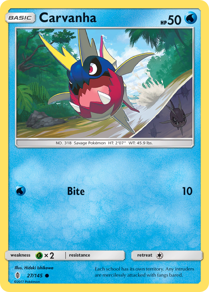 Carvanha 27/145 Guardians Rising