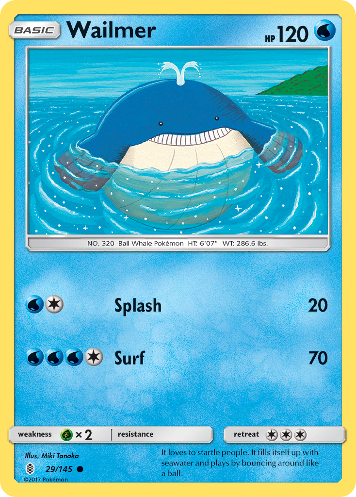 Wailmer 29/145 Guardians Rising