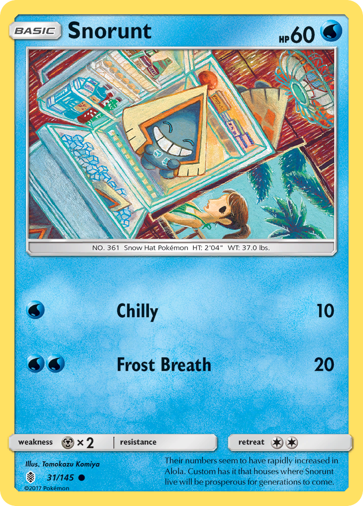 Snorunt 31/145 Guardians Rising