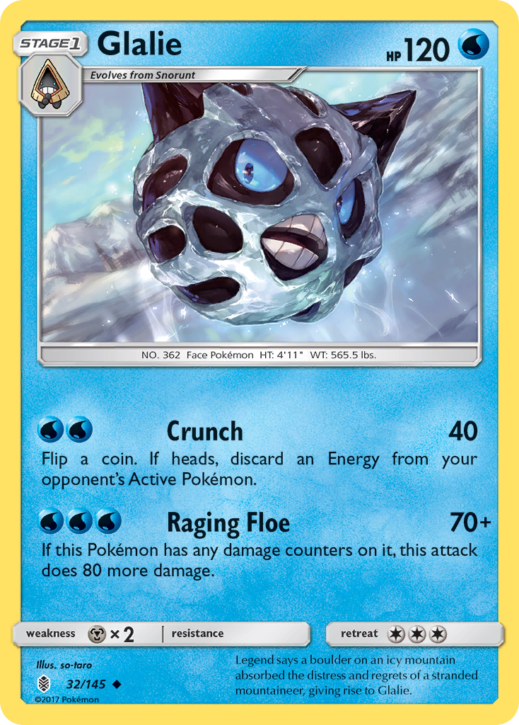 Glalie 32/145 Guardians Rising