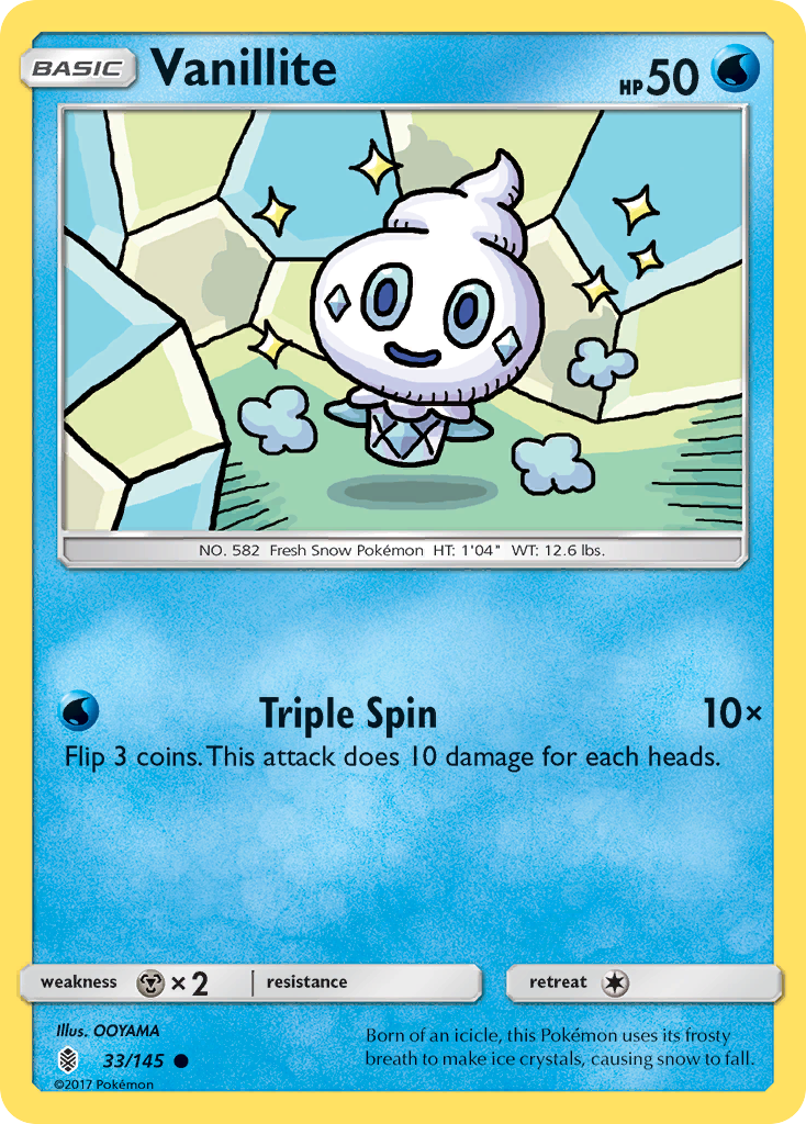 Vanillite 33/145 Guardians Rising