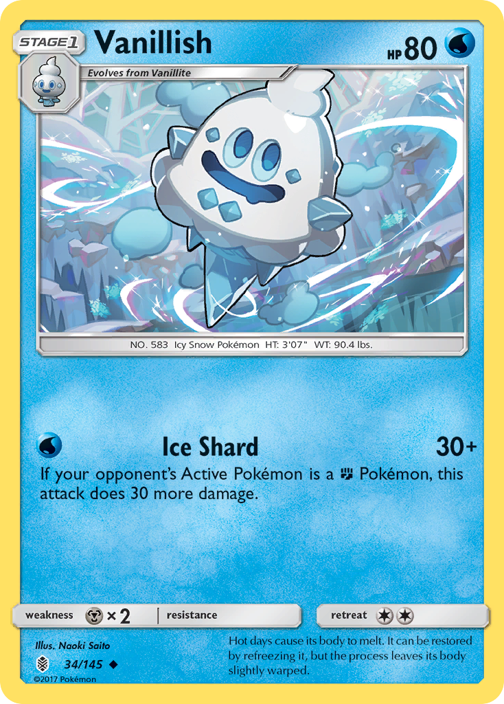 Vanillish 34/145 Guardians Rising