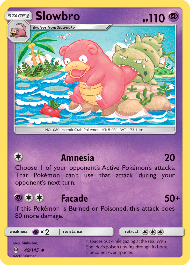 Slowbro 49/145 Guardians Rising