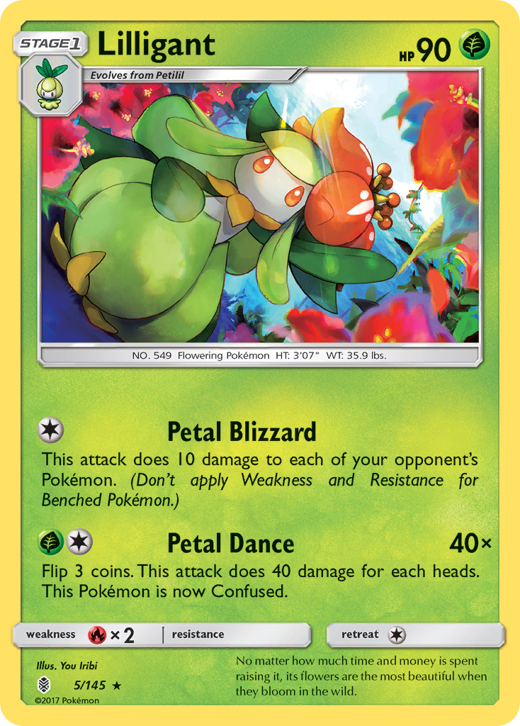 Lilligant 5/145 Guardians Rising